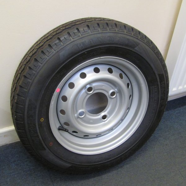 155R13 90/88N 4x130mm wheel and tyre assembly
