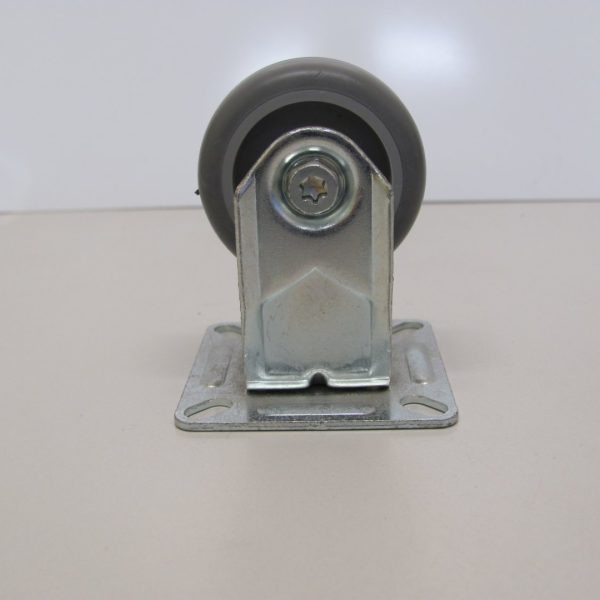 MSAC0009 50MM GREY RUBBER FXD CASTOR - 50KG