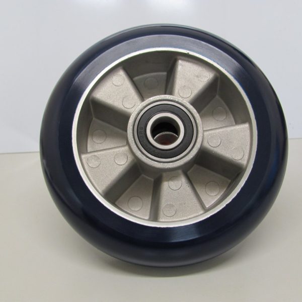MSABZ004 200MM x 50MM 20MM BORE POLY/ALUMINIUM WHEEL