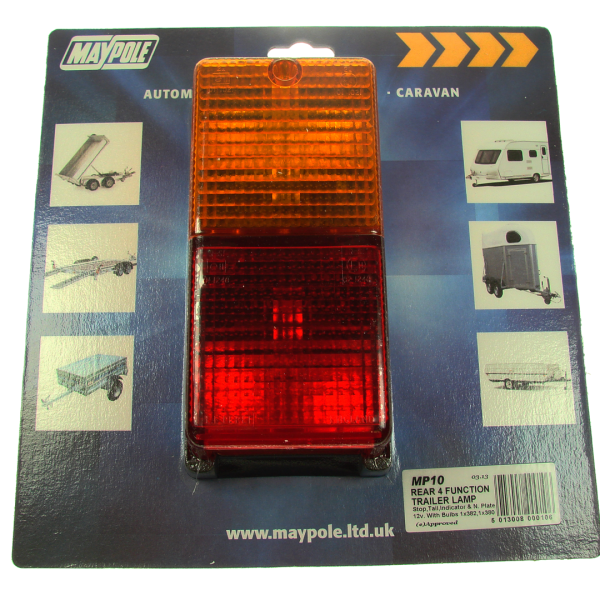 MP10 Maypole Rectangular Combination Lamp