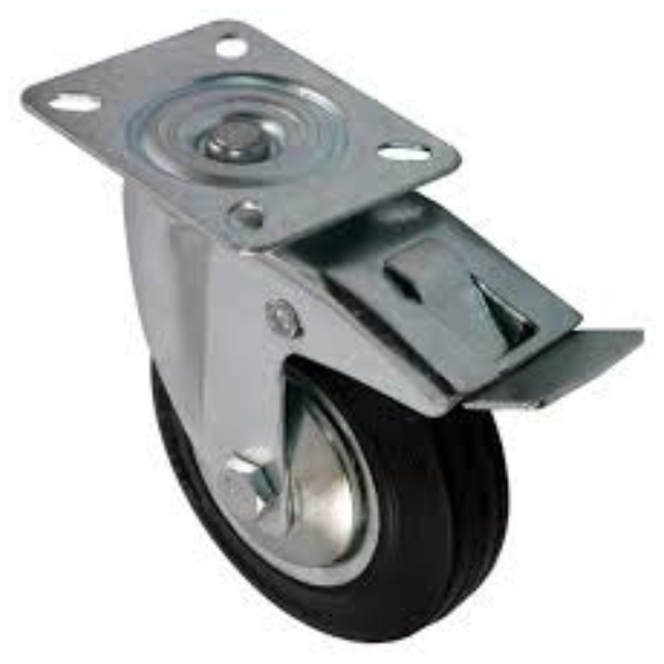 Swivel Castors with Brakes